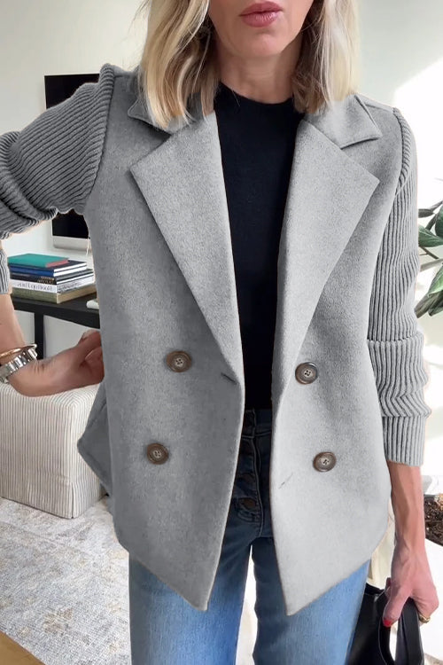 Hedvig | Elegant Strikærme Blazer