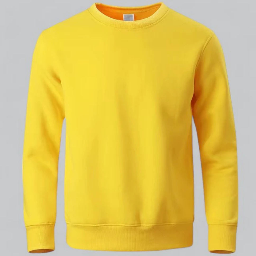 Daniel | Klassisk crewneck sweater langærmet til mænd