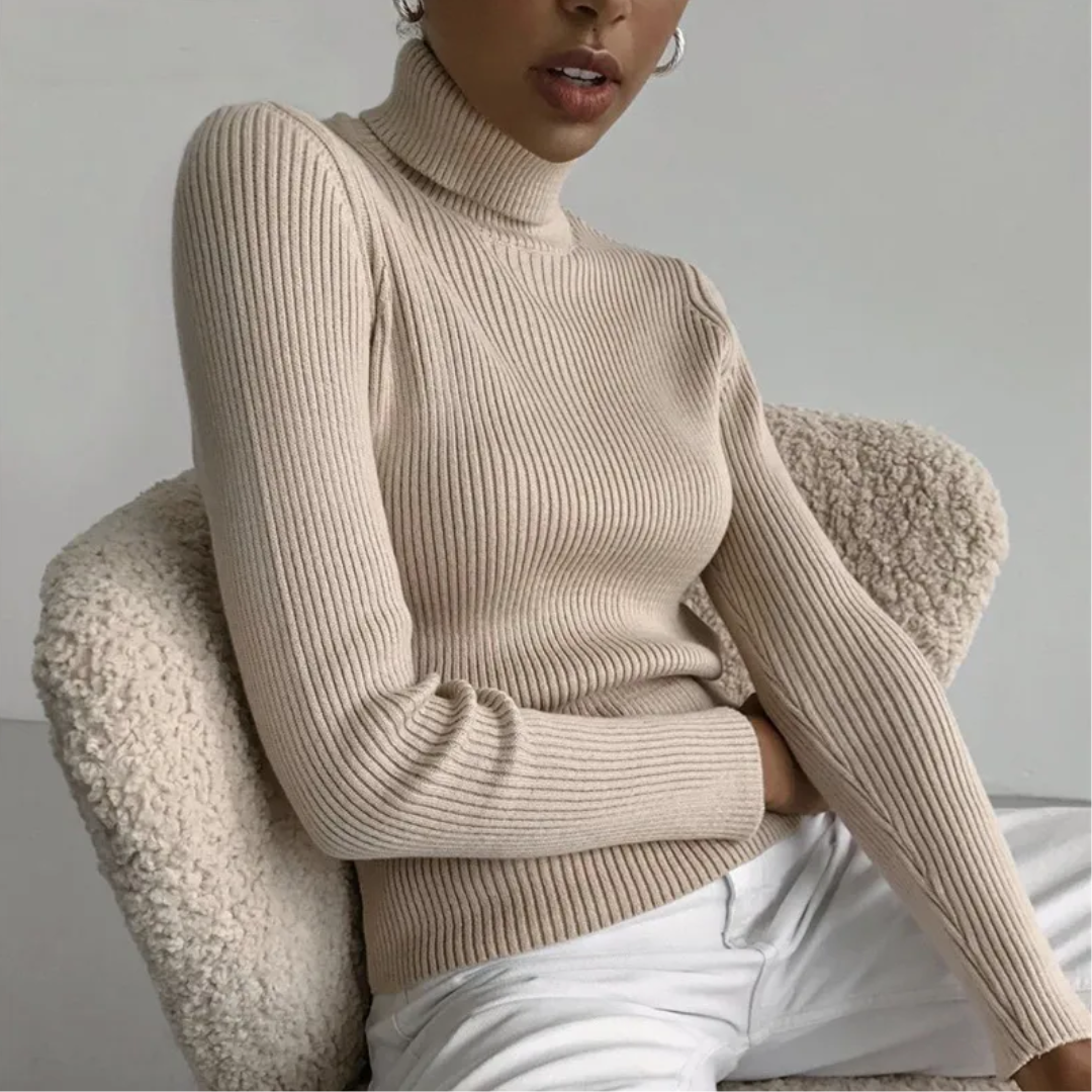 Tove | Vinterklar Cashmere Rullekrave Sweater