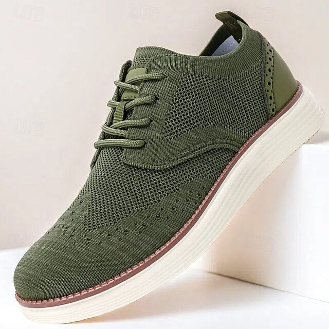 Åndbare sneakers til mænd i moderne stil