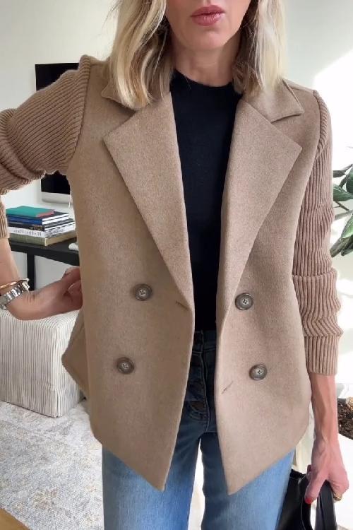 Hedvig | Elegant Strikærme Blazer