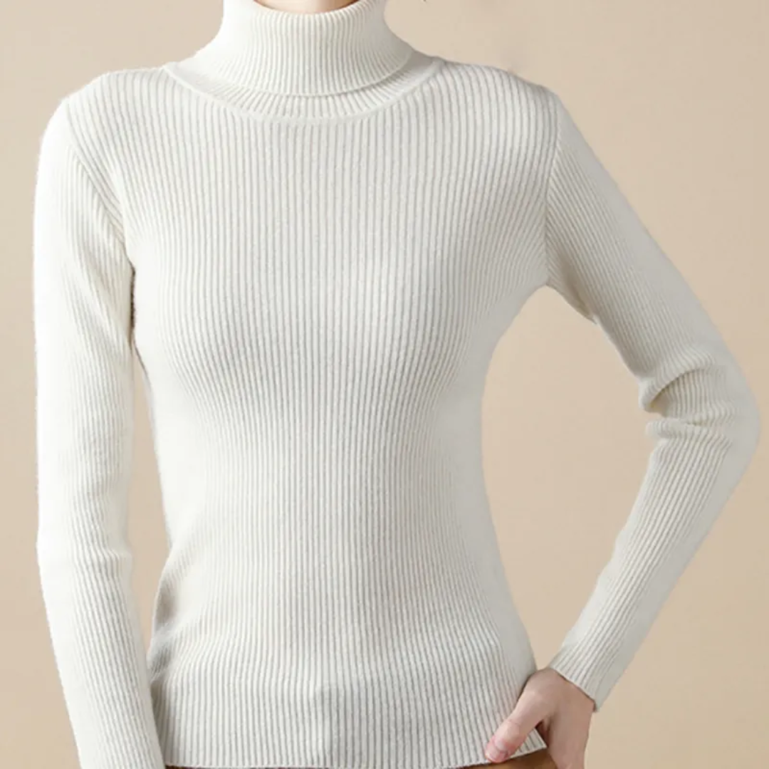 Tove | Vinterklar Cashmere Rullekrave Sweater