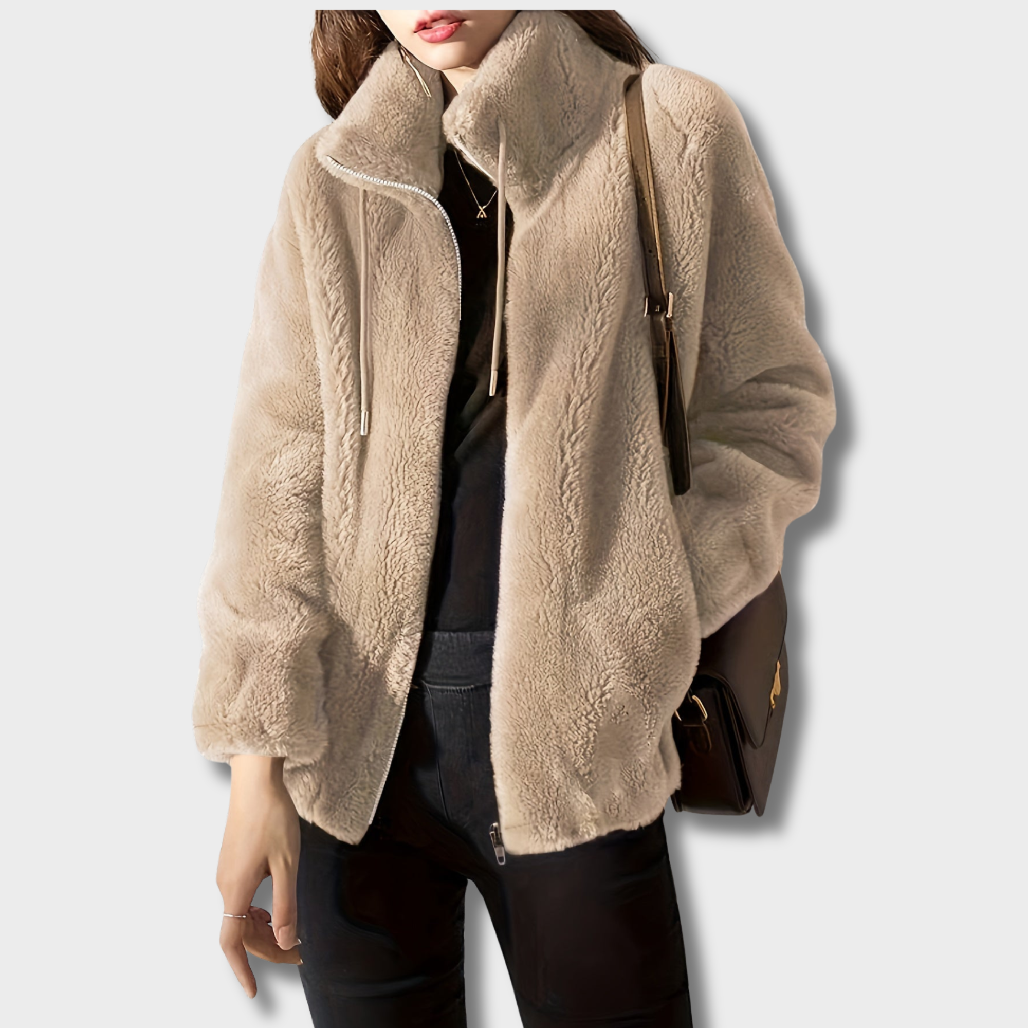 Elina - Blød Fleece Jakke