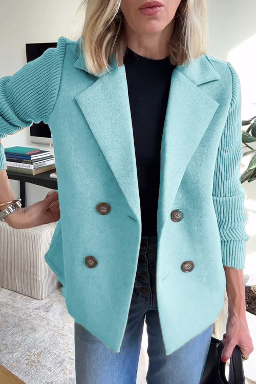 Hedvig | Elegant Strikærme Blazer