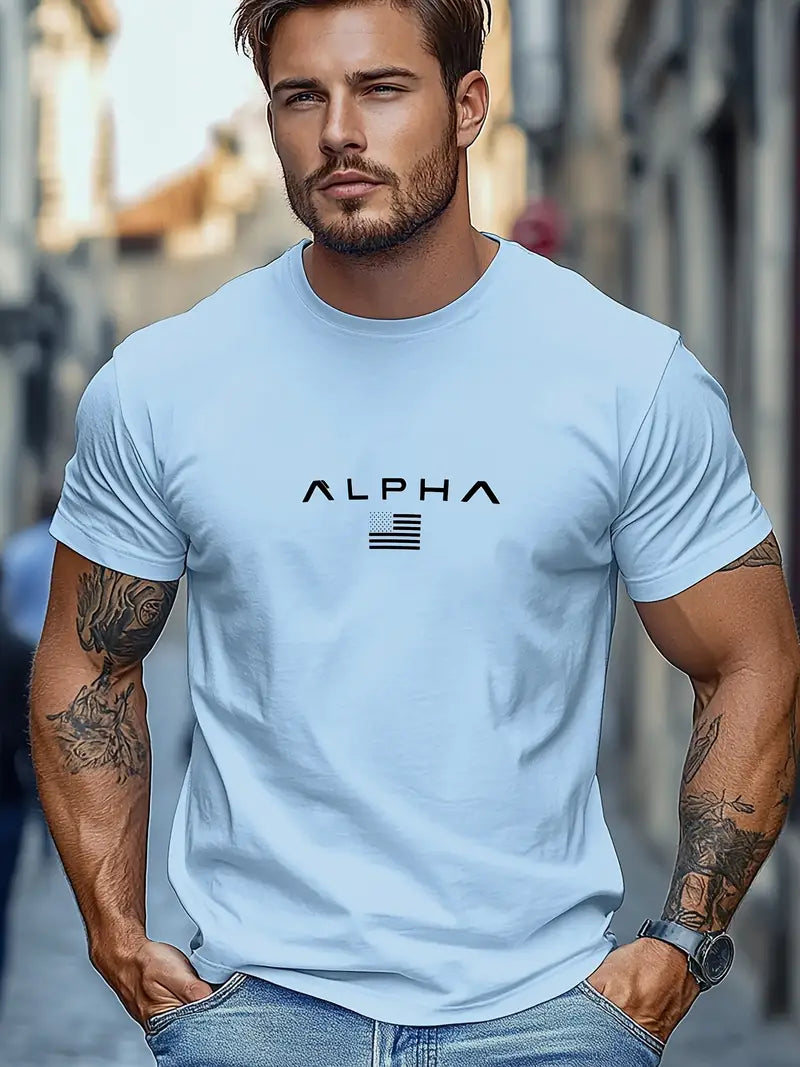 Crew Neck T-shirt i 100% Bomuld