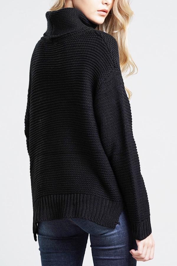 Astrid | Varm Vinter Rullekrave Sweater til Kvinder
