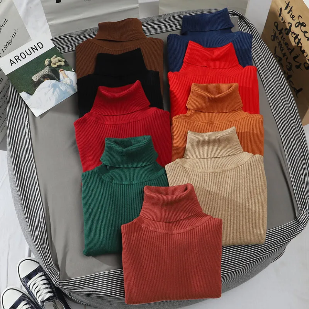 Tove | Vinterklar Cashmere Rullekrave Sweater